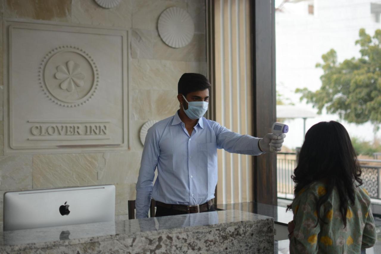 Clover Inn Udaipur Eksteriør billede